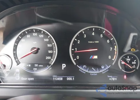 2013 BMW M6 z USA, uszkodzony, nr VIN WBSLX9C50DC968777